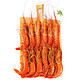  24日10点：大洋世家 阿根廷红虾L1 2kg盒 30-40只 原装进口 海鲜大虾　