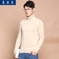 JEANSWEST 真维斯 男士高领毛衣