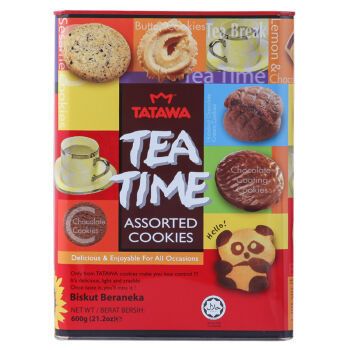 Tea Time什锦曲奇饼干(铁罐礼盒装）