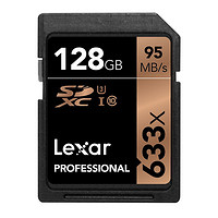 Lexar 雷克沙 专业系列 633x  SDXC UHS-1 U3 128GB SD 卡 *2件