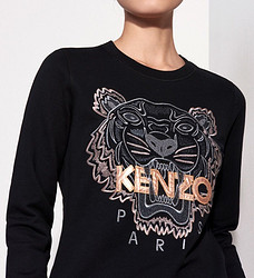 KENZO Tiger金色虎头图案套头衫/卫衣 F662SW7054XA.99