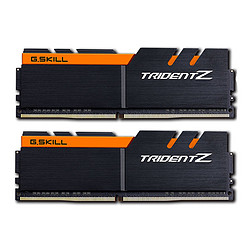 G.SKILL 芝奇 TridentZ系列 32GB 台式机内存套装 橙黑色（16GB×2、DDR4 3200） 