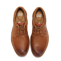 Clarks Edgewick Plain 男士休闲皮鞋 棕褐色 39