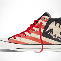 CONVERSE 匡威 Chuck Taylor All Star 条纹美国鹰 中性款帆布鞋 