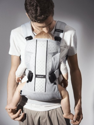 #晒单大赛#BABYBJORN Baby Carrier One - Silver,Mesh 婴儿背带 开箱