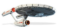 中亚prime会员：MEGA BLOKS 美高 DPH83 Star Terk 星际迷航  NCC-1701 企业号模型