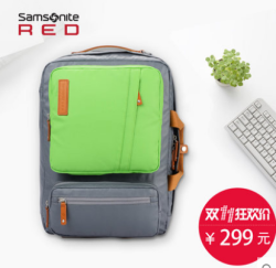 Samsonite 新秀丽 Red 66Q*08001 14英寸双肩电脑包