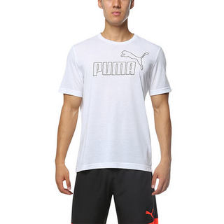 PUMA 彪马 ESS Poly No.1 男款短袖T恤