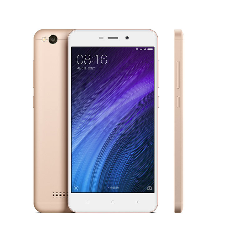 mi小米红米4a手机全网通版玫瑰金2g16g