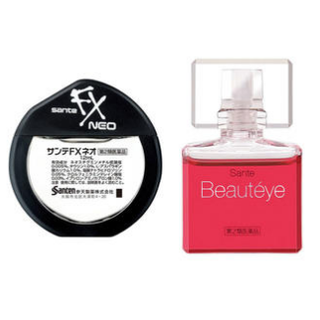 santen 参天 预防红血丝银色眼药水 12ml + 玫瑰眼药水 12ml