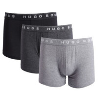 限尺码：HUGO BOSS 50236732 男士全棉内裤三件套*2套
