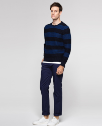 GIORDANO 佐丹奴 01055573 加厚纯棉条纹针织衫