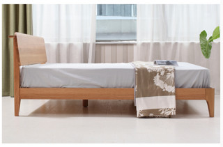 维莎 1.8米双人床+床头柜+床垫组合 