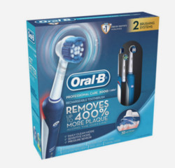 BRAUN 博朗 Oral-B 欧乐-B Pro 2000 3D智能电动牙刷*2套+1个可替换刷头