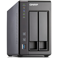 QNAP 威联通 TS-251+ 2盘位NAS（J1900、2GB）