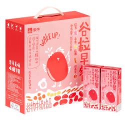 MENGNIU 蒙牛 红谷 谷粒早餐牛奶 250ml*12盒