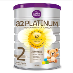 a2 艾尔 Platinum 白金版婴幼儿奶粉 2段 900g
