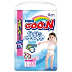 GOO.N 大王 维E系列 婴儿纸尿裤 L58片*3件 