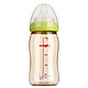 贝亲(PIGEON) 婴儿宽口径PPSU奶瓶 240ml绿色AA74 带M号奶嘴