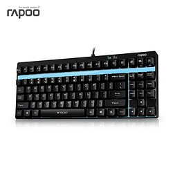 RAPOO 雷柏 V500蓝黑色机械键盘 黄轴