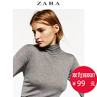 双11预告：ZARA 女装 00367100812 女士高领针织衫