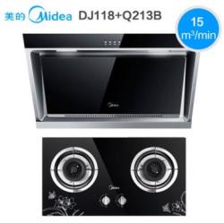Midea 美的 DJ118+Q213B 抽油烟机燃气灶套餐 