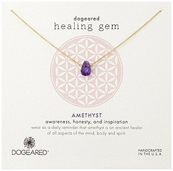 DOGEARED Lasting Healing Gems  水晶吊坠 镀金质项链