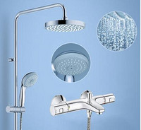 0点开抢：GROHE 高仪 智能恒温花洒顶喷淋浴套装