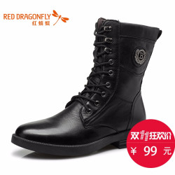 RED DRAGONFLY 红蜻蜓 男士马丁靴