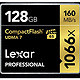 Lexar 雷克沙 Professional 1066x CF存储卡 128GB（1066x、155MB/s写入、UDMA 7）