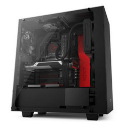 NZXT 恩杰 S340 Elite 侧透 中塔式机箱 黑红