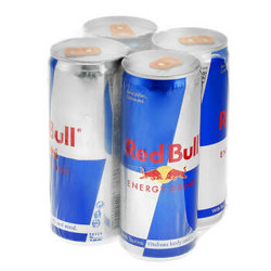 【京东超市】奥地利进口 红牛（Red Bull）劲能带气饮料 250ml*4