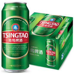 【京东超市】青岛啤酒（TsingTao）经典1903 10度 500ml*12听整箱装 *2箱