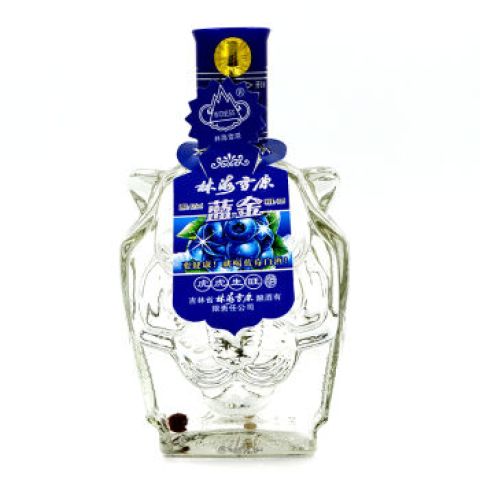 【长白山馆】林海雪原 裸虎头蓝莓白酒 浓香型 瓶装 450ml/瓶 东北