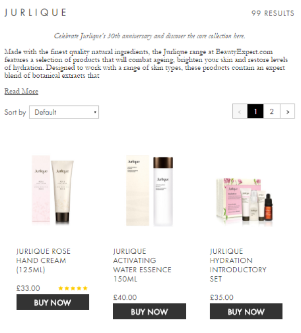 BEAUTY EXPERT Jurlique 茱莉蔻 全线护肤品