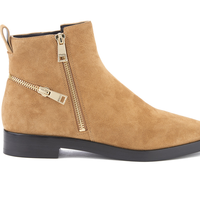 KENZO Totem Flat Ankle Boots 女士真皮短靴