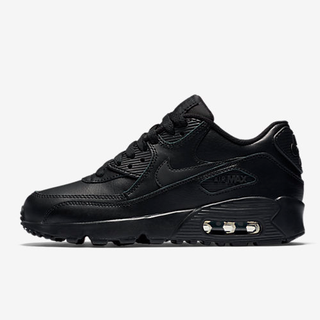NIKE 耐克 AIR MAX 90 GS 大童款复古跑鞋 833418-106 白/大学红/狼灰 US4Y码36码
