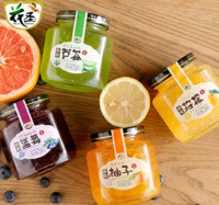 双11预售：花圣 蜂蜜柚子茶＋柠檬茶＋ 芦荟茶＋蓝莓茶 238g*4瓶  送瓶子