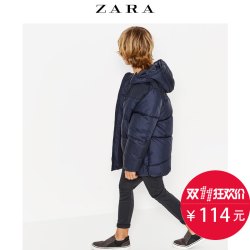 ZARA 05992760401 男童绗缝棉服外套