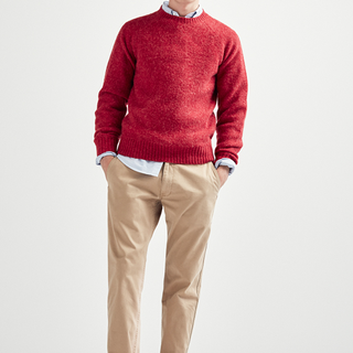UNIQLO 优衣库 176081 纯羊毛 男士毛衣