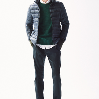 UNIQLO 优衣库 176081 纯羊毛 男士毛衣
