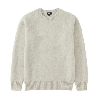 UNIQLO 优衣库 176081 纯羊毛 男士毛衣