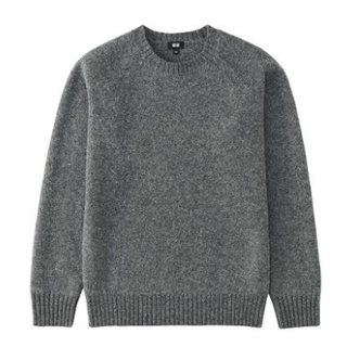 UNIQLO 优衣库 176081 纯羊毛 男士毛衣