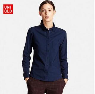 UNIQLO 优衣库 173269 女款牛津纺衬衫