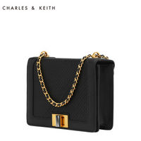 CHARLES & KEITH CK2-20840016 女士斜挎包 黑色*3个