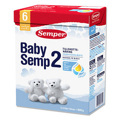 semper 森宝 婴幼儿配方奶粉 2段 800g