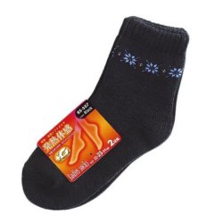 OTAFUKU GLOVE 女士发热保暖短袜 2双装 BS-557 双色可选