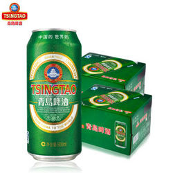 TSINGTAO 青岛啤酒 经典 500ml*24听 *6箱