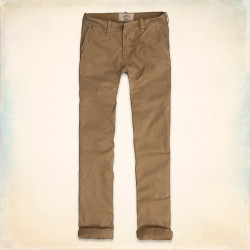 Hollister Slim Straight 67306 男士休闲裤 