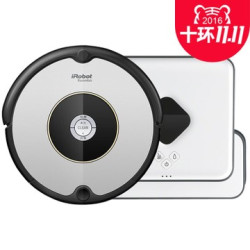  iRobot 智能擦地机器人 Braava381 擦地机器人+iRobot Roomba 601 扫地机器人